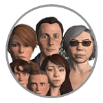 Jonson Family - buyer portrait from House Flipper