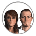 Smoth Family - buyer portrait from House Flipper