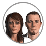 Smoth Family - buyer portrait from House Flipper