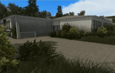 Modern House - property screenshot from House Flipper