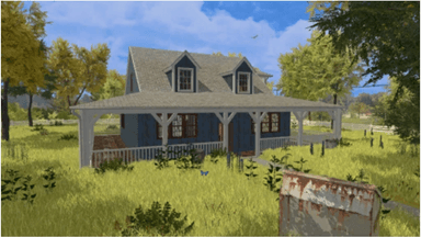 Blue Snuggery - property screenshot from House Flipper