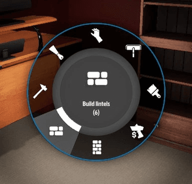 Build Lintels Tool - tool icon from House Flipper